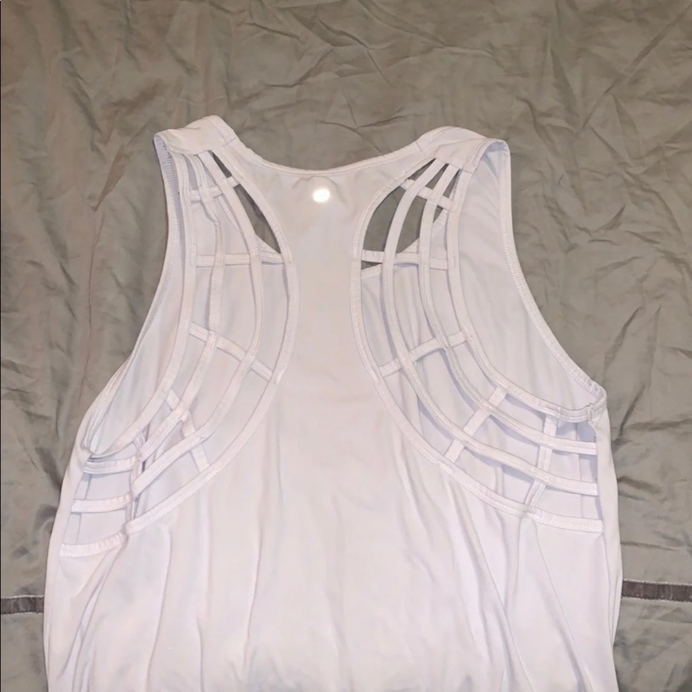 90 degree by reflex white tank top athletic